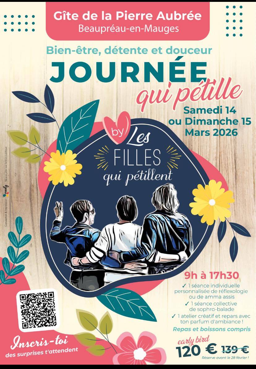 Actualité du gîte la Pierre Aubrée
