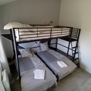 Chambre pour 4 personnes gîte 8 à 10 couchages